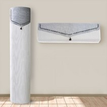 쁘리엘르 더뷰 가랜드 스판 에어컨커버 투인원세트 스탠드&벽걸이&2in1 삼성 무풍 엘지 듀얼 휘센P103O01CS011, 01.사각 일반, 01.벽걸이 소형 74cm