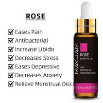 퓨어 플랜트 가습기 에센셜 오일 10ml 민트 라벤더 티 트리 로즈 바닐라 샌달우드 재스민 네이처, 11 Rose