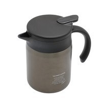 씨비 재팬 보온 포트 600ml 흑연 그레이 내면 테플론 가공 카후아 커피 보온 서버 QAHWA