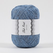 [앵콜스] 슬라브포인트 코튼실 슬라브사 의류 가방실 모자뜨기, (4볼묶음) 818 데님, 4개