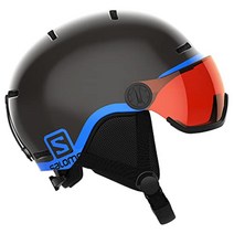 살로몬(SALOMON) 그롬바이저 스키 헬멧 스노우보드 헬멧 키즈 S-L, black