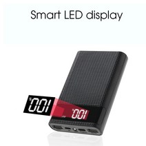 가전제품 전자기기 5V 2A 배터리 충전 스토리지 박스 안드로이드 마이크로 USB 인터페이스에 대 한 LED 디스플레이와 듀얼 C DIY 보조베터리 케이스 4x18650, [01] black
