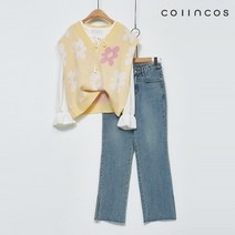 [코인코즈] 빅플라워 루즈핏 러블리 베스트 (IY2SV1070)