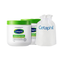 세타필 모이스춰라이징 크림 453g x 2p + 파우치, 2세트