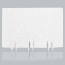 집중도 높은 방음 칸막이 초경량 공부 독서실 안티비말 사무실 1인용파티션, 화이트