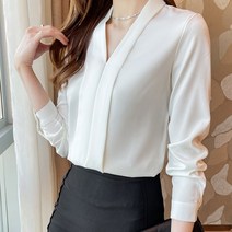 여성 오피스룩 블라우스 여성 셔츠