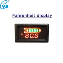 유속계 방수 금속 납산 리튬 배터리 용량 표시기 72V 에어 프로브 온도 테스터 미니 LED 전압계, 02 Lead-acid(Air probe)