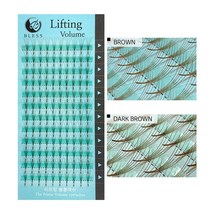 블레스 리프팅래쉬 5d 다크브라운 볼륨속눈썹 러시안볼륨 속눈썹, 1개, jc0.07-10mm