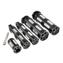 오토바이 핸들 바 그립 + 발판 발 페그 쉬프터 네일 CNC For Harley Sportster 883 XL 투어링 다이나 브레이크 아웃 Softail Custom, Sets