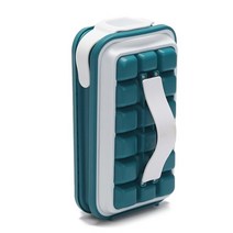 실리콘 아이스볼 얼음트레이새로운 접이식 아이스 볼 메이커 2 대 1 다기능 아이스 하키, 녹색 g555, 녹색 g555