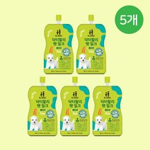 닥터할리 펫밀크 200ml 강아지 전용 저지방 우유 베이비 (1세미만) 초유 함유, 5개