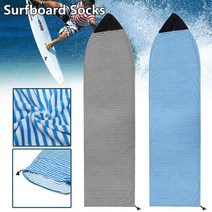 shortboard funboard 윈드 서핑 보드 보호 커버 스트레치 수상 스포츠 스노우 롱 양말, CHINA, 파란색 200x50