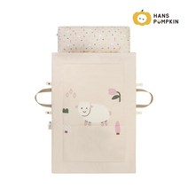 한스펌킨 365 양면 일체형 낮잠이불 일체형 (베개솜 보관가방 포함), [메리램]베이지