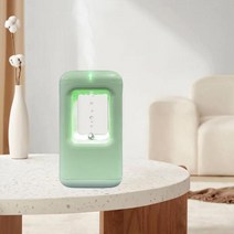 무중력 가습기 초음파식 물멍Portable Air Humidifier Antigrity Water Droplet Backflow Night Low Noise, 03 green