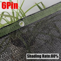 모기장 그늘막 3612 블랙 안티 자외선 양산 그물 온실 식물 음영 창고 정원 개인 정보 보호 화면 야외 자동차 태양 대피소 전망대 항해, 6Pin Black Nets+1x3m