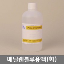 학교 연구실 관공서 실험실용 메틸렌블루용액 (화) 450ml 실험수업 관찰학습