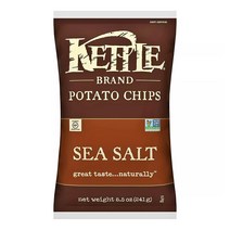 [미국직배송]케틀 브랜드 씨 쏠트 포테이토 칩 Kettle Sea Salt Potato Chips, 241g, 1개