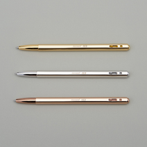 모나미 153 골드 볼펜 무료 각인 프리미엄 0.7mm 3색 리필 FX4000, 로즈골드 (각인 X)