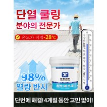 옥상 방수 단열 도료 에너지 절약 방수코팅제 옥상 방수제 누수보수제 컬러 스틸 기와/외벽/베란다/테스터에 브러싱 가능 1KG, 기본*10, 1개