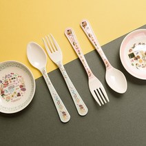 르슈크레 멜라민 스푼과 포크(시즌4), 핑크카페_스푼