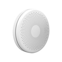 이산화탄소 경보기 측정기 2in 1 WiFi CO 일산화탄소 경보 및 연기 감지기 센서 보안 보호 가스 화재 85, 01 WHITE