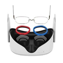 AMVR Oculus Quest 2용 렌즈 스크래치 방지 링 렌즈 스크래치 방지 링 Oculus Quest 2 렌즈 VR 렌즈 보호 프레임 근시 안경 보호 프레임 렌즈 보호 Ocu