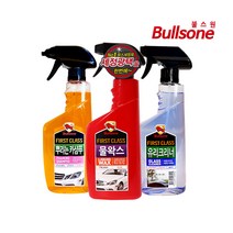 불스원 유리크리너+물왁스+뿌리는카샴푸 3종세트, 단품