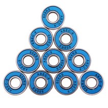 10Pcs ABEC-9 608RS 스케이트 보드 휠 베어링 롤러 베어링 베어링, 스틸, 블루