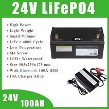 전기 자전거 배터리 수리 리필 교체 개조 24v 100ah lifepo4 블루투스 bms, 24v100아 29.2v 10아