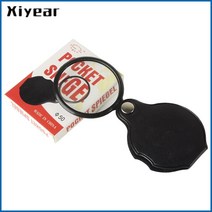 원시 책 돋보기 렌즈 부모님 복지센터 미니 8x 접이식 포켓 휴대용 50mm 쥬얼리, 8배