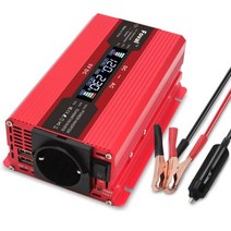 1500W/2000W/2600W 파워 인버터 변형 사인 파 LCD 디스플레이 직류 12V 교류 220V 태양열 USB 2개 차량 변압기 컨버트 EU 소켓, 2600W, 중국