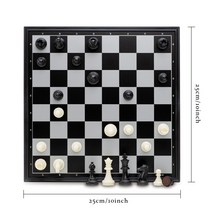 체스 보드 게임 고급 원목 자석 체스판 A&A CHESS/Lingyu 보급형 접이식 상자로 보관이 용이함, M사이즈컴플리트세트+더블리어(25cm10in