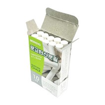 문교 탄산칼슘분필 흰색 분필 10p dandan*42196480EA, 본상품선택, 본상품선택