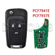 원격시동 스마트키 복사 경보기 차키 순정 버튼 자동차 Datong World Car Remote Key 쉐보레 크루즈, 06 3 BT PCF7941 7937_01 315MHz