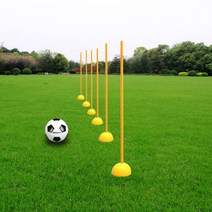 리바운드 훈련 장비 풋살 축구 리턴볼 매트 시험 폴 스네이크 런 코너 플래그 주차 리버스 파일 단일 이동, 4. 杆子底座各12个高15米