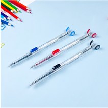 라이노바 직선 볼펜 샤프 2종 / 멀티필기구 밑줄긋기 사이드노크 노트필기 그래프그리기, 직선샤프 파랑