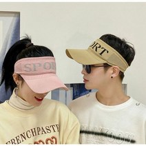 남녀골프모자 5컬러 1P 커플 아동 니트 썬바이저 썬캡 여자 여성 남자 아이, 벤타샵베이지