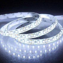 LED마켓 고휘도 플렉시블 슬림 LED바 12V 5050칩 LED스트립 줄조명 5M롤, 12V흰띠5050비방수(5미터) 화이트