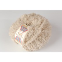 뉴트리아 인조밍크 털실 10+1 폭시 목도리털실 토끼털 겨울털실 뜨개실, 20 베이지