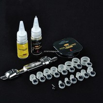 라오농 낚시대 가이드링 도선 낚시 핸들 바위낚시 긴낚시대 낚싯대 개조 DIY부품, T17-22커버블랙 색세트