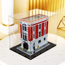 레고 고스트 버스터즈 소방본부 75827 핀 고정형 아크릴 디스플레이 케이스 장식장 진열장