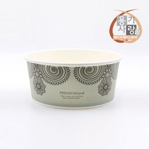 종이용기 종이그릇 1500cc 30개 우동 라면 프리미엄, 1500ml