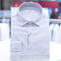 [STCO] 세이브존04 블루 슬림핏 잔조직 셔츠 1DS22107