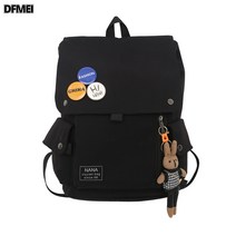 DFMEI 백팩 남녀공용 백팩 백팩 코디 플랩