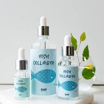 SOOP 흡수가 좋은 저분자 피쉬콜라겐 (마린콜라겐) 보습 탄력 앰플, 30ml, 1개