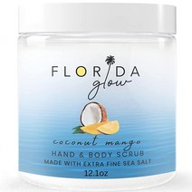 Florida Salt Scrubs 핸드 바디 스크럽 레몬그라스 355ml12.5온스 USA 미국, Coconut Mango_23.5