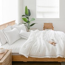 [아날도바시니] 다츠 여름차렵이불+누빔베개커버세트 K