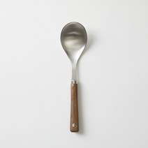 [JAJU/자주] 웜우드 핸들 서빙 스푼_24CM, FR, 다크 브라운
