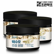 국산 백수오 추출분말 가루 열수추출 200g x 3, 3개, 단품