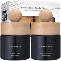 [1+4] 르몽도르 차량용 방향제 차량방향제 차량용디퓨저 자동차디퓨져 100ml x 2, 차량용 디퓨저 노르딕린넨 100mlx2